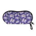 Watercolor Eggplant Print Glasses Case