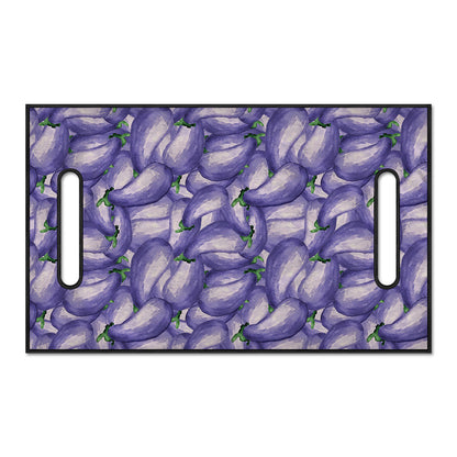 Watercolor Eggplant Print Golf Cart Seat Cover