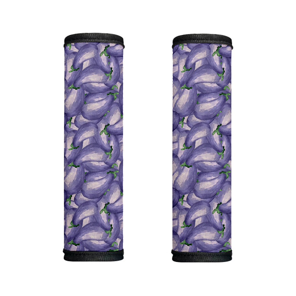 Watercolor Eggplant Print Handle Covers