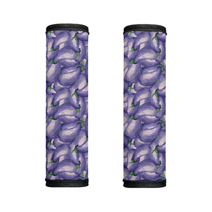 Watercolor Eggplant Print Handle Covers