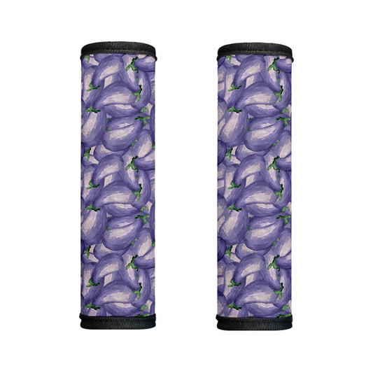 Watercolor Eggplant Print Handle Covers