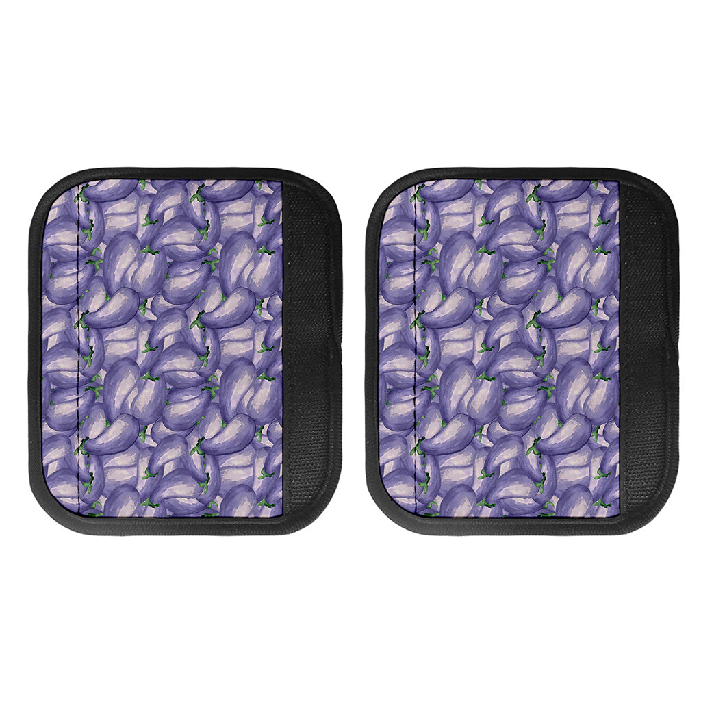 Watercolor Eggplant Print Handle Covers