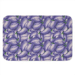 Watercolor Eggplant Print Indoor Door Mat