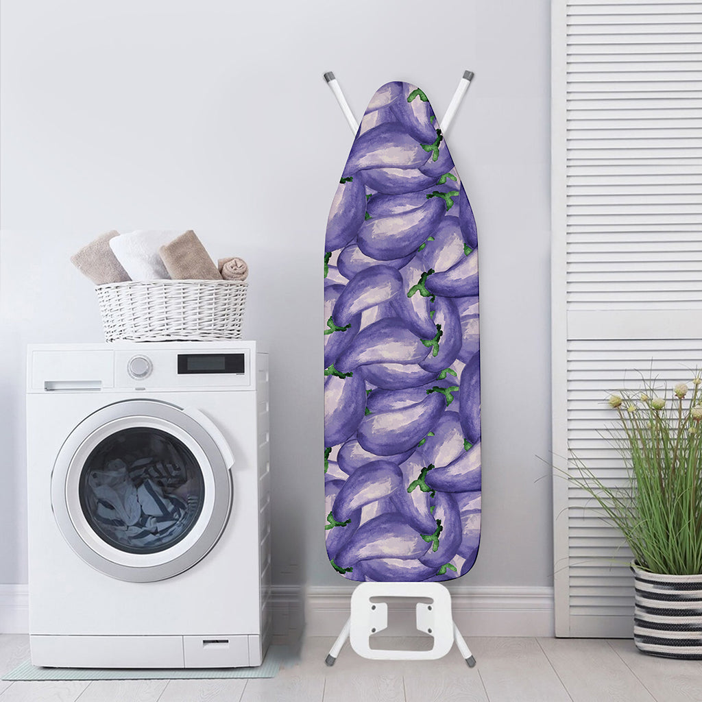 Watercolor Eggplant Print Ironing Board Cover