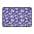 Watercolor Eggplant Print Kitchen Mat
