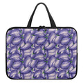 Watercolor Eggplant Print Laptop Sleeve With Handle
