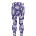 Watercolor Eggplant Print Men's Leggings