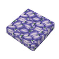 Watercolor Eggplant Print Outdoor Seat Cushion Cover