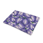 Watercolor Eggplant Print Pet Cooling Mat Cover