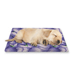 Watercolor Eggplant Print Pet Cooling Mat Cover