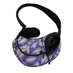 Watercolor Eggplant Print Pet Sling Carrier