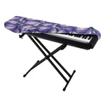 Watercolor Eggplant Print Piano Keyboard Cover