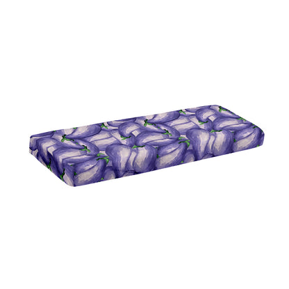 Watercolor Eggplant Print Piano Keyboard Cover