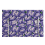 Watercolor Eggplant Print Placemat