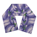 Watercolor Eggplant Print Scarf