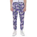 Watercolor Eggplant Print Joggers