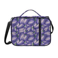 Watercolor Eggplant Print Shoulder Strap Bible Bag