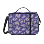 Watercolor Eggplant Print Shoulder Strap Bible Bag