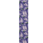 Watercolor Eggplant Print Table Runner