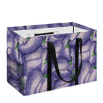Watercolor Eggplant Print Utility Tote Bag