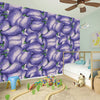 Watercolor Eggplant Print Wall Sticker