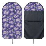 Watercolor Eggplant Print Waterproof Car Seat Cover