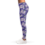 Watercolor Eggplant Print Women's Leggings