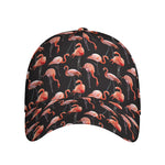 Watercolor Flamingo Pattern Print Baseball Cap