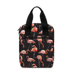 Watercolor Flamingo Pattern Print Bible Tote Bag