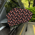 Watercolor Flamingo Pattern Print Car Side Mirror Covers