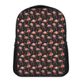 Watercolor Flamingo Pattern Print Casual Backpack