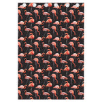 Watercolor Flamingo Pattern Print Curtain