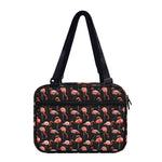Watercolor Flamingo Pattern Print Double Strap Bible Bag
