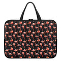 Watercolor Flamingo Pattern Print Laptop Sleeve With Handle
