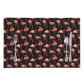 Watercolor Flamingo Pattern Print Placemat