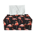 Watercolor Flamingo Pattern Print Rectangle Tissue Box Cover