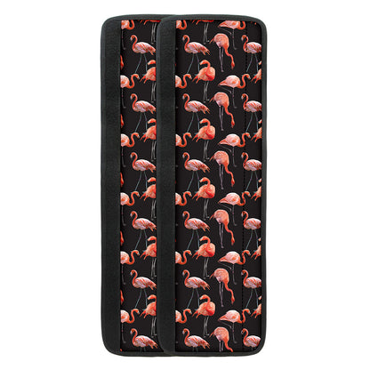 Watercolor Flamingo Pattern Print Refrigerator Handle Covers