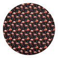 Watercolor Flamingo Pattern Print Round Blanket