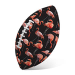 Watercolor Flamingo Pattern Print Rugby Ball