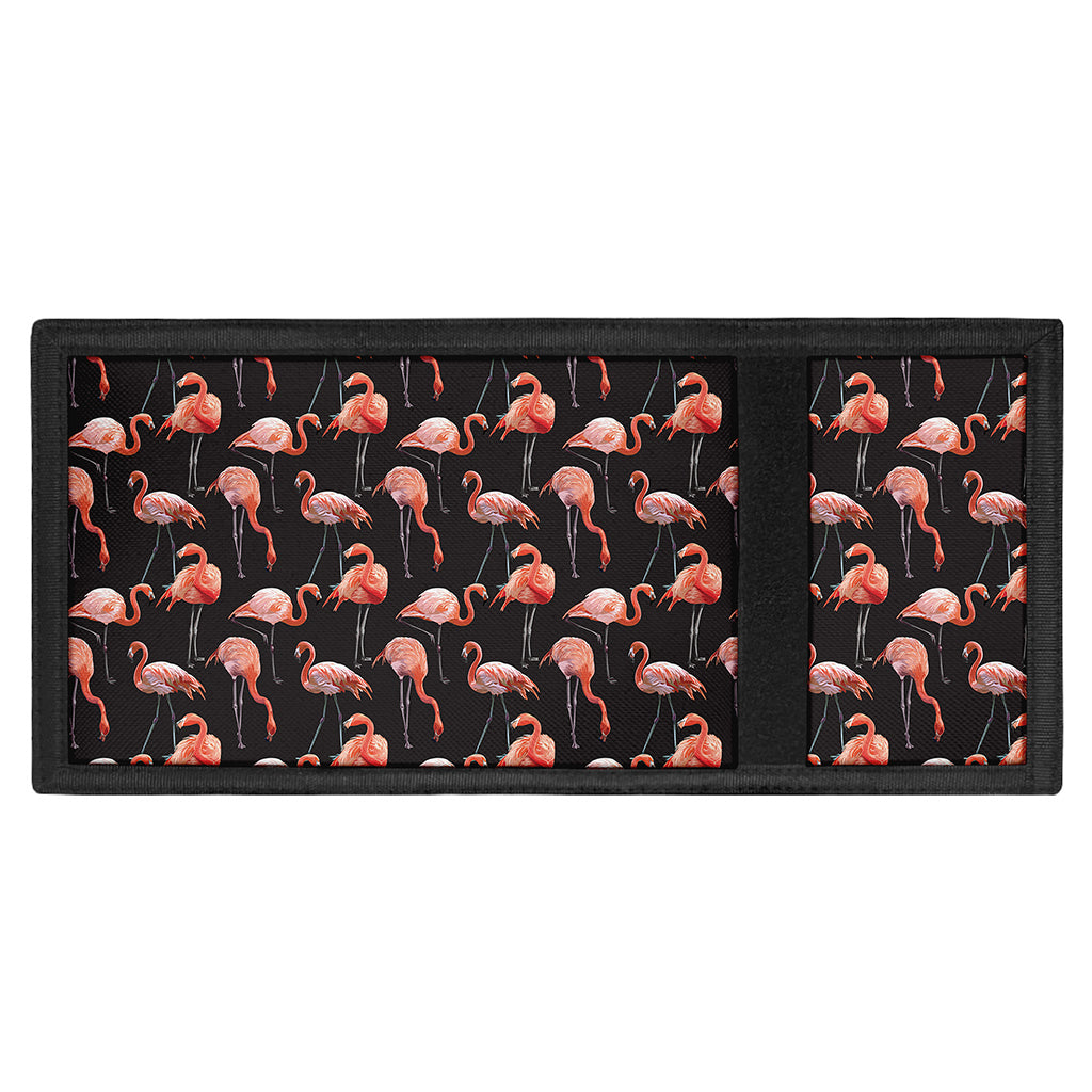 Watercolor Flamingo Pattern Print Trifold Wallet