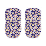 Watercolor Frangipani Flower Print Bar Stool Covers
