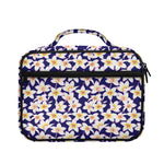Watercolor Frangipani Flower Print Briefcase Bible Bag