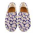 Watercolor Frangipani Flower Print Casual Shoes