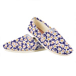 Watercolor Frangipani Flower Print Casual Shoes