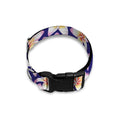Watercolor Frangipani Flower Print Dog Collar