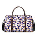 Watercolor Frangipani Flower Print Duffel Bag