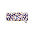 Watercolor Frangipani Flower Print Extended Mouse Pad