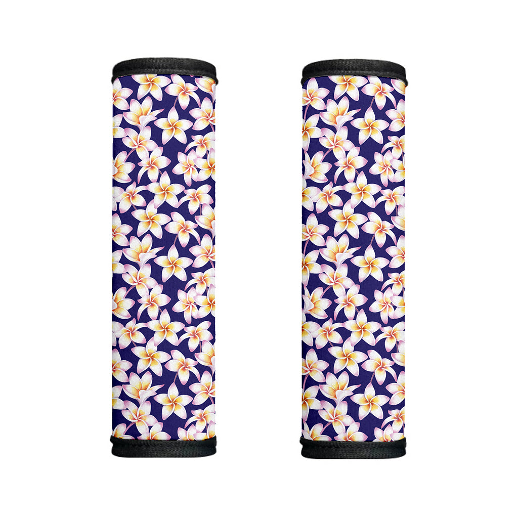 Watercolor Frangipani Flower Print Handle Covers