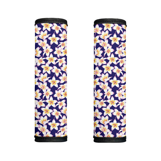 Watercolor Frangipani Flower Print Handle Covers