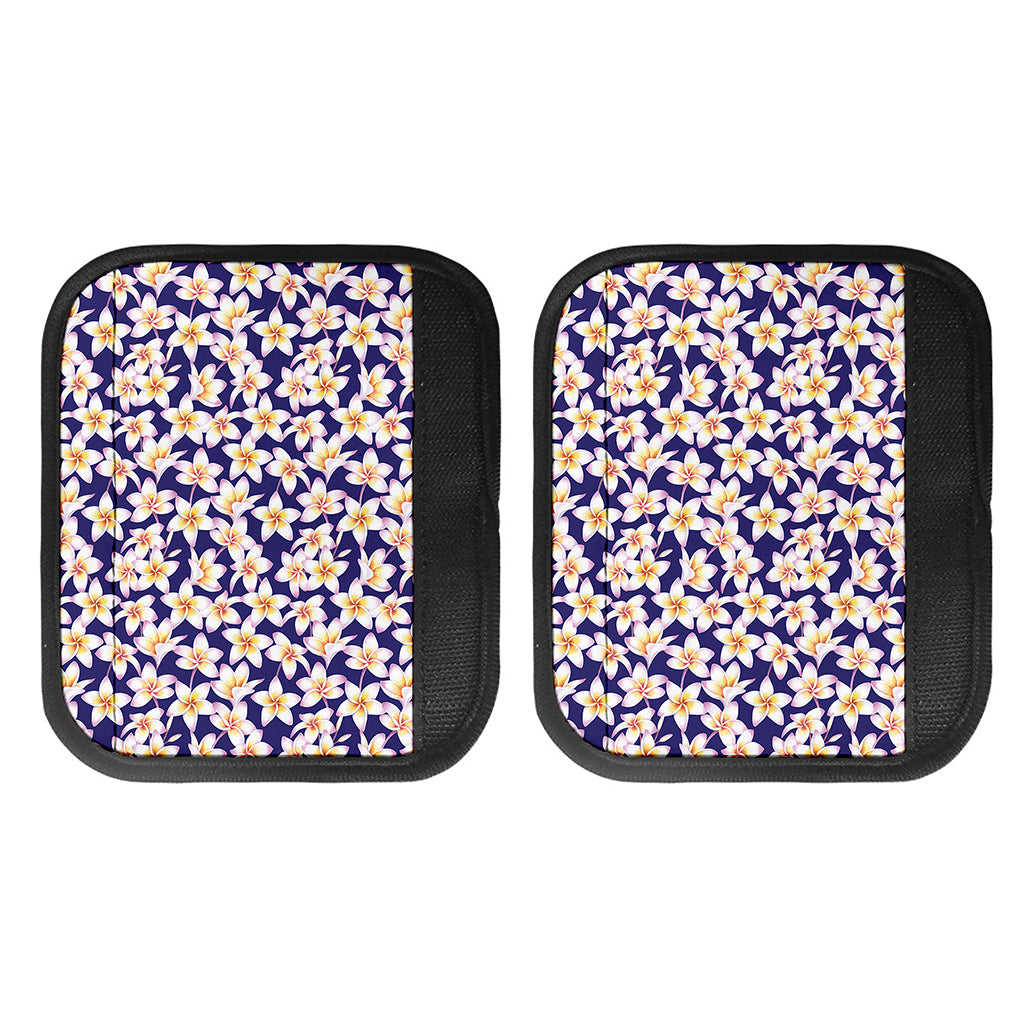 Watercolor Frangipani Flower Print Handle Covers
